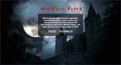 Desktop Screenshot of midevilvapes.com